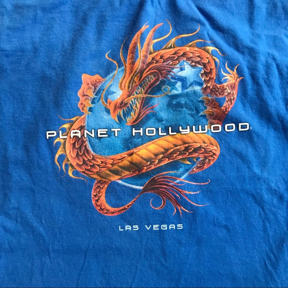 vintage planet hollywood t-shirt